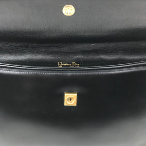 Vintage Christian Dior Navy Trotter Detail Handbag