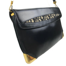 Load image into Gallery viewer, Vintage Christian Dior Navy Trotter Detail Handbag