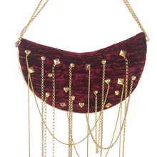 Load image into Gallery viewer, Vintage Ungaro Chain Tassels and Studs Handbag