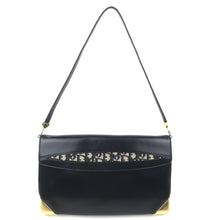 Load image into Gallery viewer, Vintage Christian Dior Navy Trotter Detail Handbag