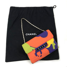 Load image into Gallery viewer, Vintage Chanel Neon Nylon Quilted Handbag